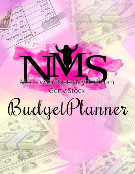 Budget Planner Cover | PosterMyWall Budget Planner Cover | PosterMyWall