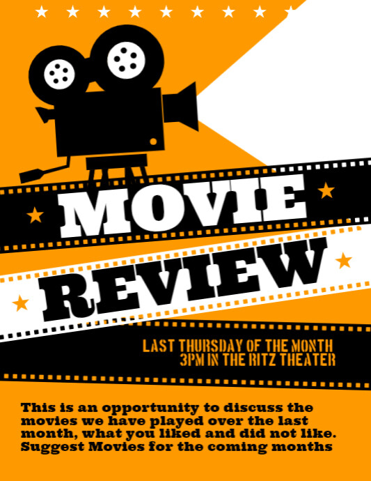 Movie Blog Post MOVIE REVIEW | PosterMyWall