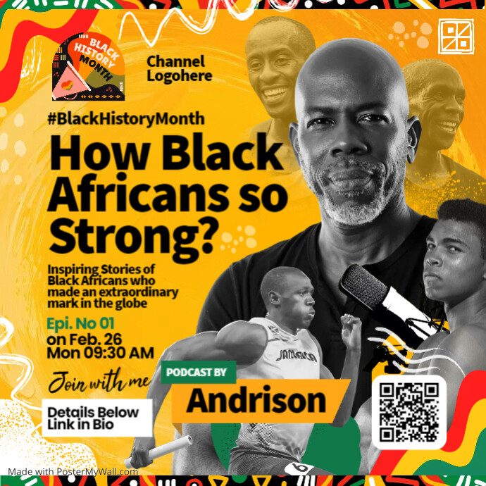 Black History Month Podcast Post Template