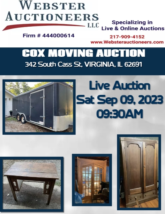 Cox Auction Flyer | PosterMyWall