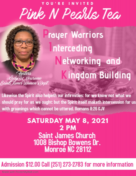 Copy of Copy of Think Pink Tea Event Flyer | PosterMyWall