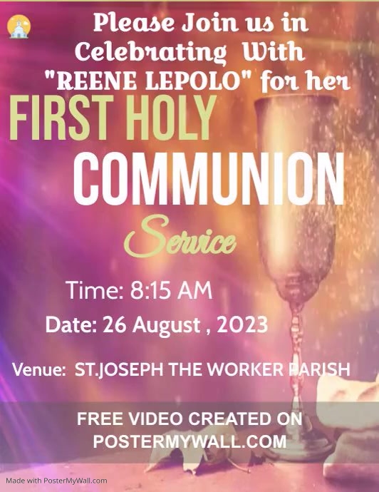 Holy Communion | PosterMyWall