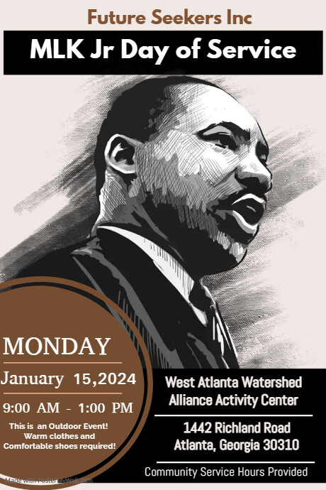 Copy of MLK Jr Day Service Day | PosterMyWall