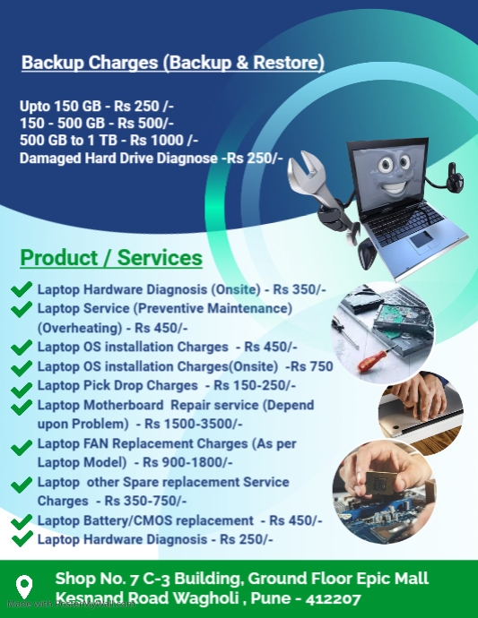 Copy of Laptop PC Upgrade Service Flyer Template | PosterMyWall