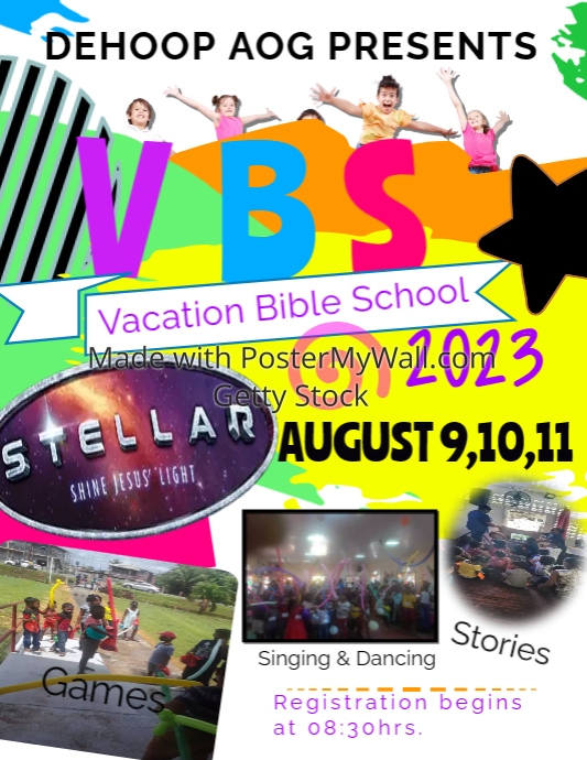 Copy of Vacation Bible School | PosterMyWall