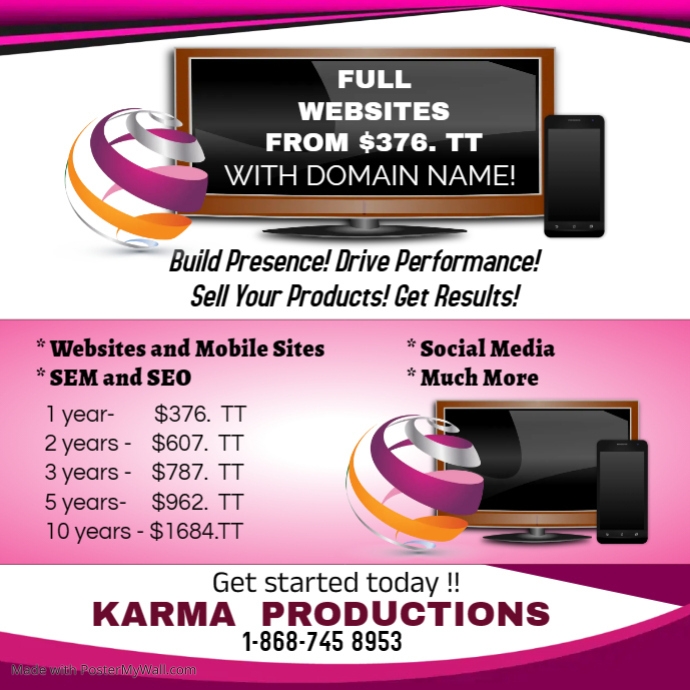 Copy of Computer website Template | PosterMyWall