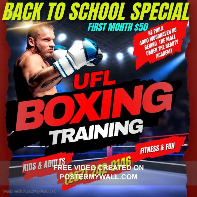 Boxing Video Ads | PosterMyWall