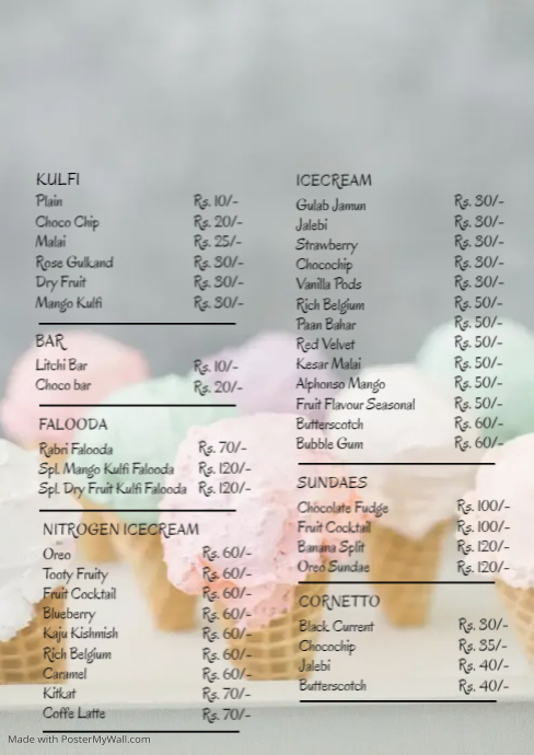 Copy of Copy of Price Liste Menu Card Offers Business Flyer | PosterMyWall
