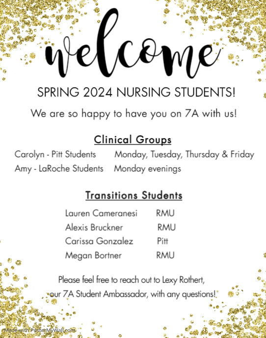 Copy of 7A Spring Students | PosterMyWall