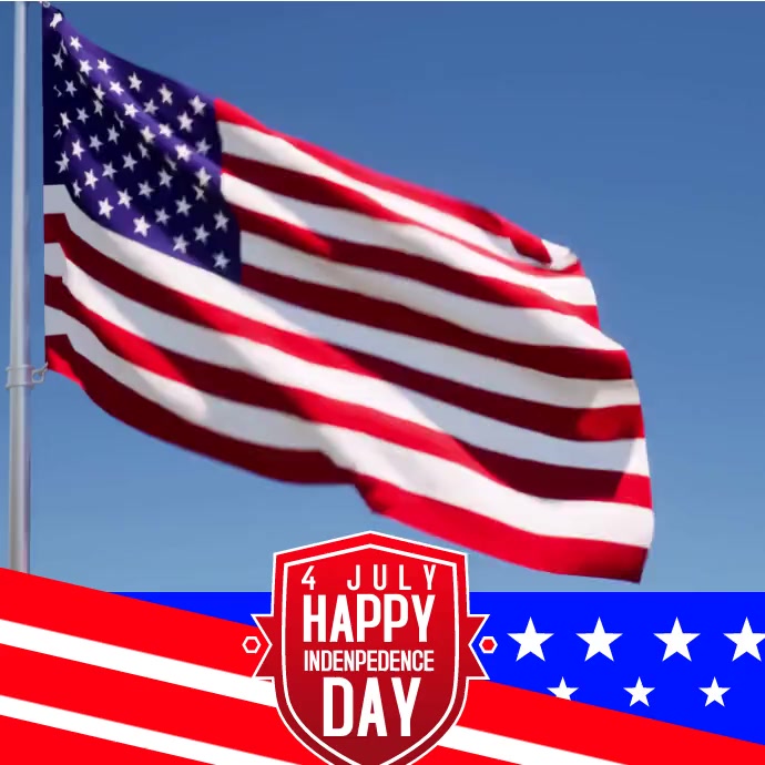 4 july, independence day of america Instagram Post template