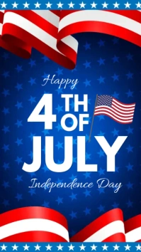4 JULY Instagram Story template