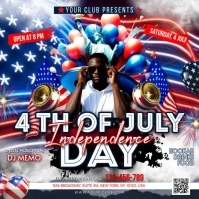 4 Of July Instagram Post template