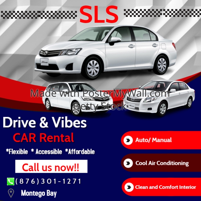 Copy of Copy of car rental services instagram post banner adv ...