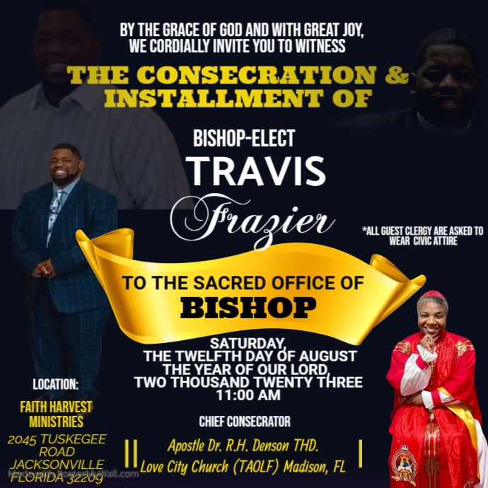 Consecration Service | PosterMyWall