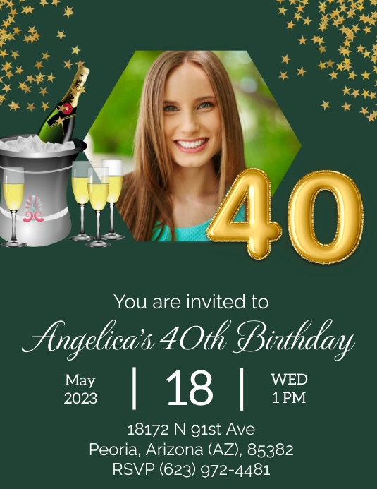 Sample Birthday Invitations 40th Birthday Birthday Invitation sample-birthday-invitations-40th-birthday-birthday-invitation