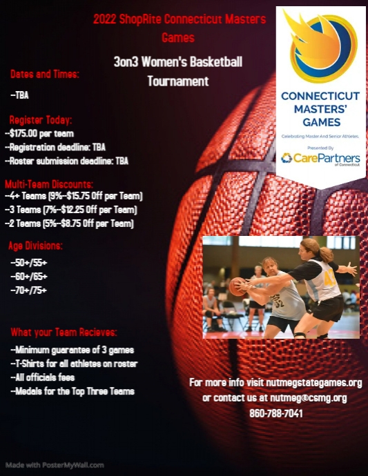 2022 Nutmeg State Games Basketball Tournament PosterMyWall
