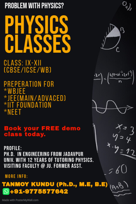 Copy of Online Video Math Tuition Flyer Template | PosterMyWall