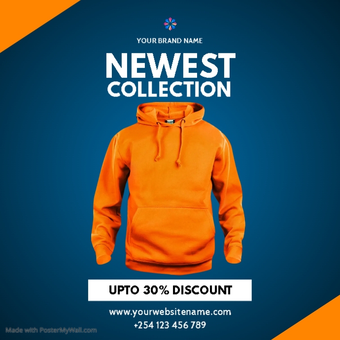 hoodie fashion sale template PosterMyWall