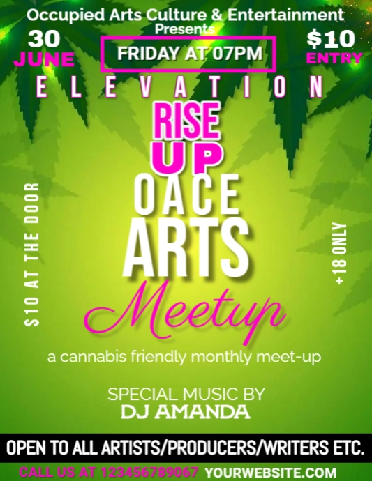 OACE Arts Meetup | PosterMyWall