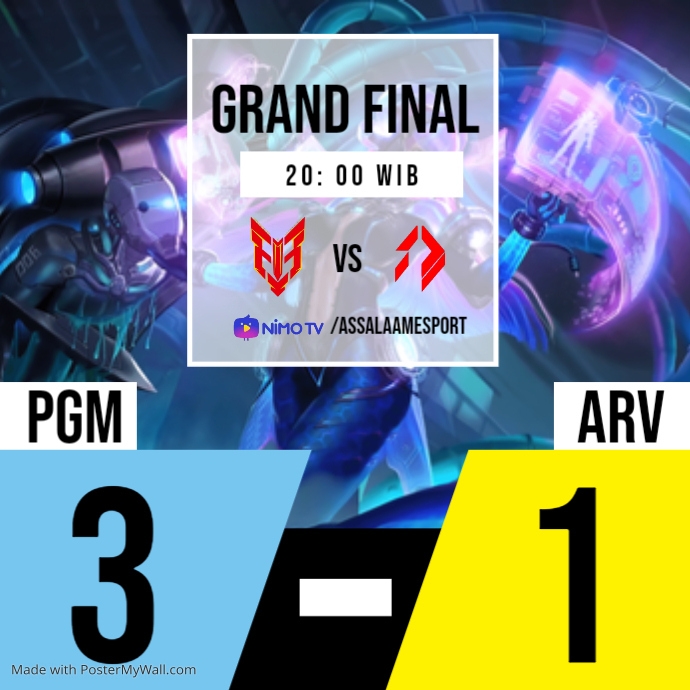 Mlbb Hand Post MATCH MLBB | PosterMyWall