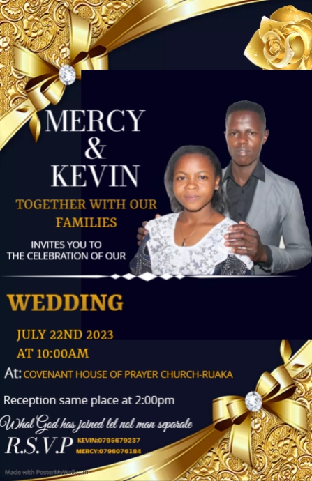 Wedding flyer | PosterMyWall