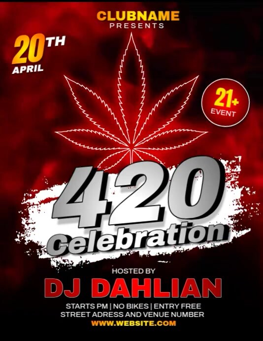 420 Celebration Template PosterMyWall 420 Celebration Template PosterMyWall