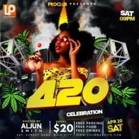 420 Celebration Instagram template