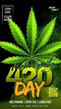 420 Celebration Video Instagram-verhaal template