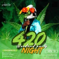 420 Party Video Publicação no Instagram template
