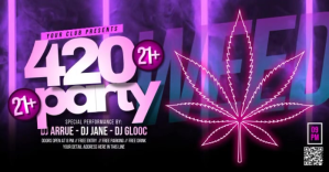 420 Party Weed Imagem partilhada do Facebook template