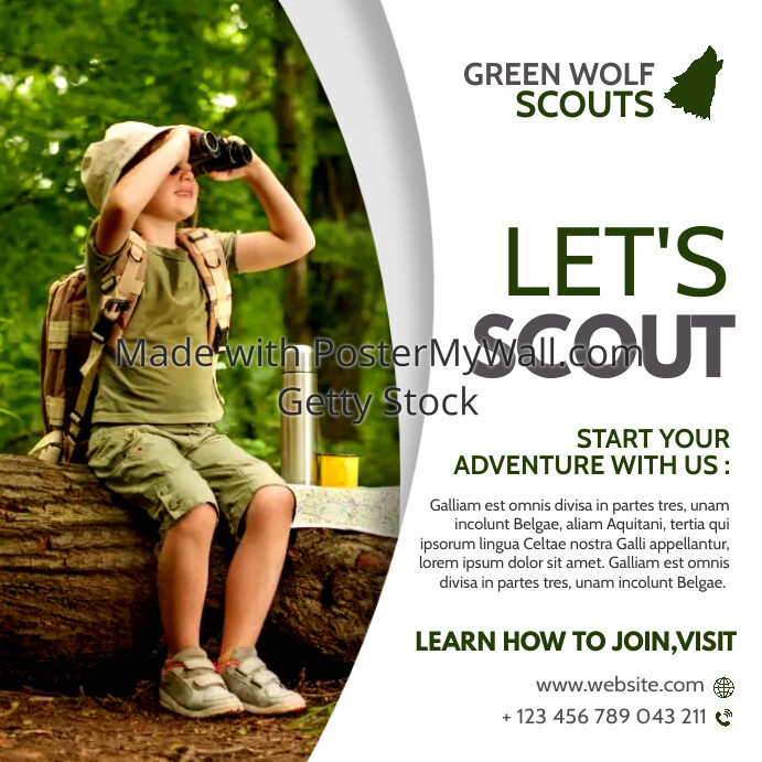 scouting instagran post banner advertising