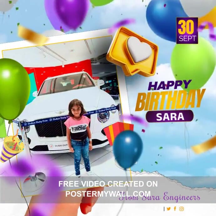 happy birthday party | PosterMyWall