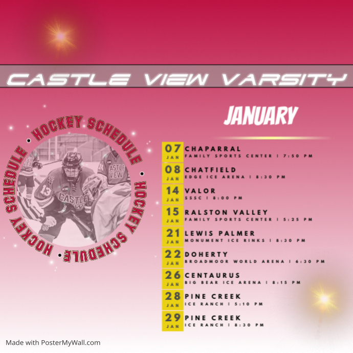Copy of High School Basketball Schedule PosterMyWall
