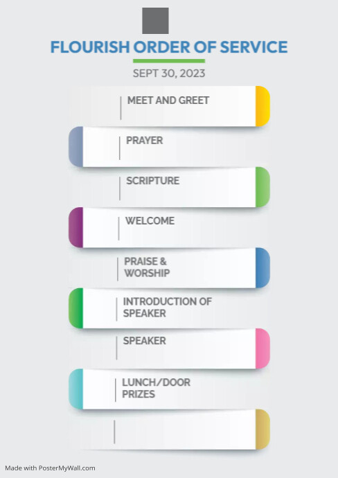 Event Schedule Template PosterMyWall