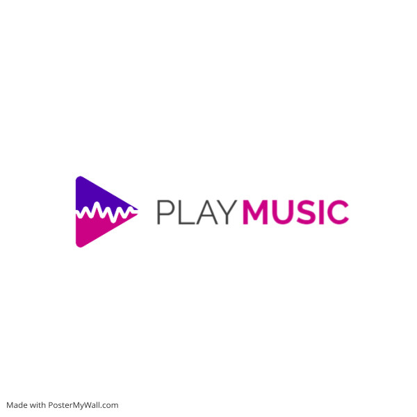 Music logo template design transparent backgr