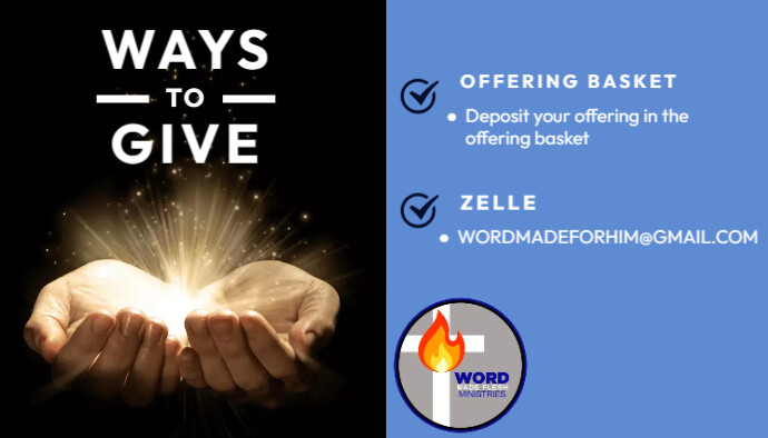 ways to give | PosterMyWall