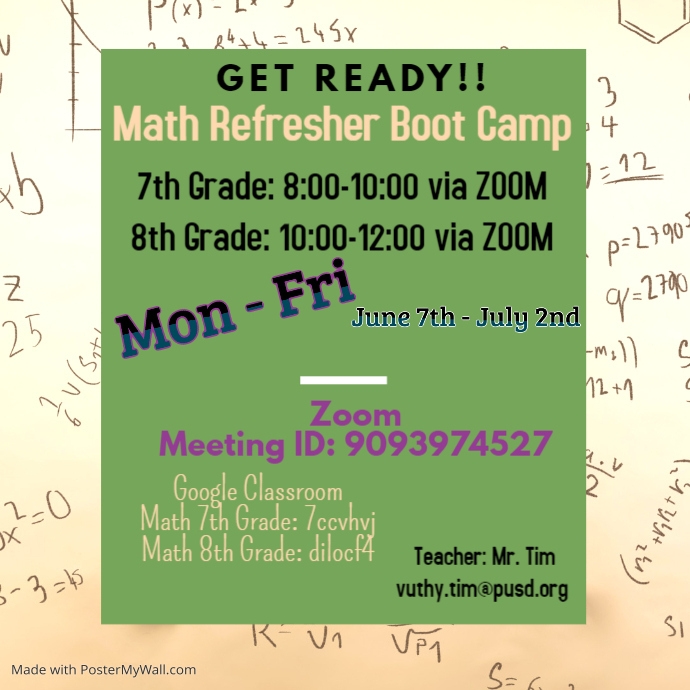 Copy of math classes ad instagram post | PosterMyWall