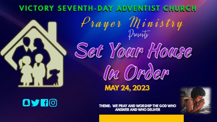 Copy of SET YOUR HOUSE IN ORDER | PosterMyWall