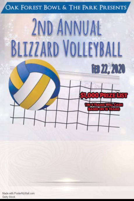 Blizzard Volleyball Tournament Oakforestbowl