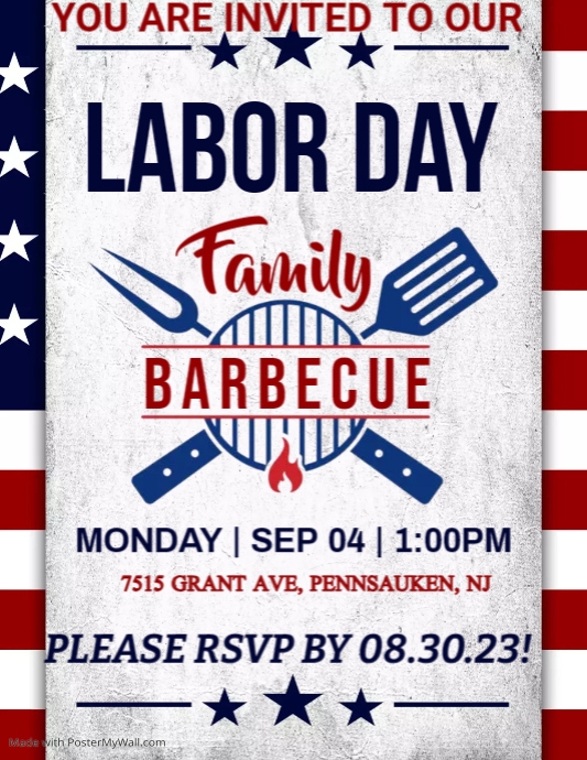 Memorial Day Cookout Flyer. PosterMyWall