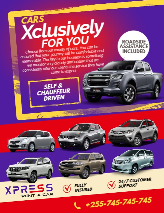 Cheap Car Rental Flyer Template (1) PosterMyWall