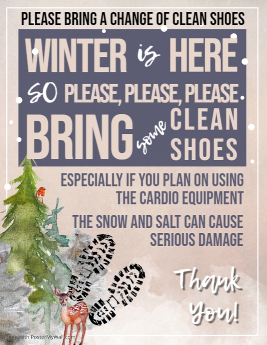 clean.shoes Flyer (US Letter) template