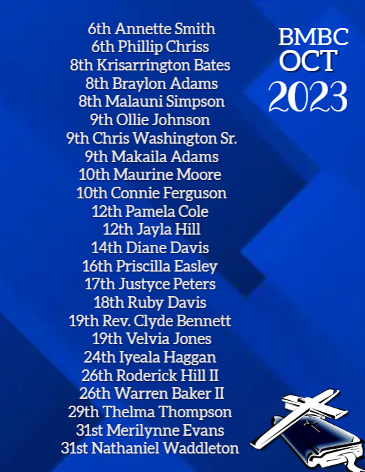 BMBC 2023_Birth Oct | PosterMyWall