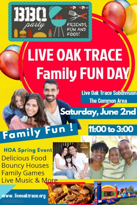 Family Fair โปสเตอร์ template