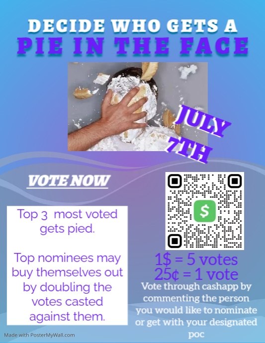 Pie In The Face PosterMyWall