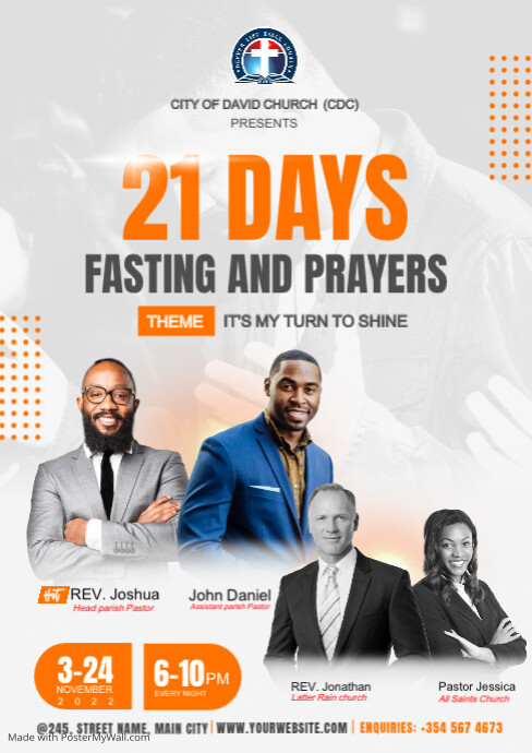 prayer and fasting | PosterMyWall