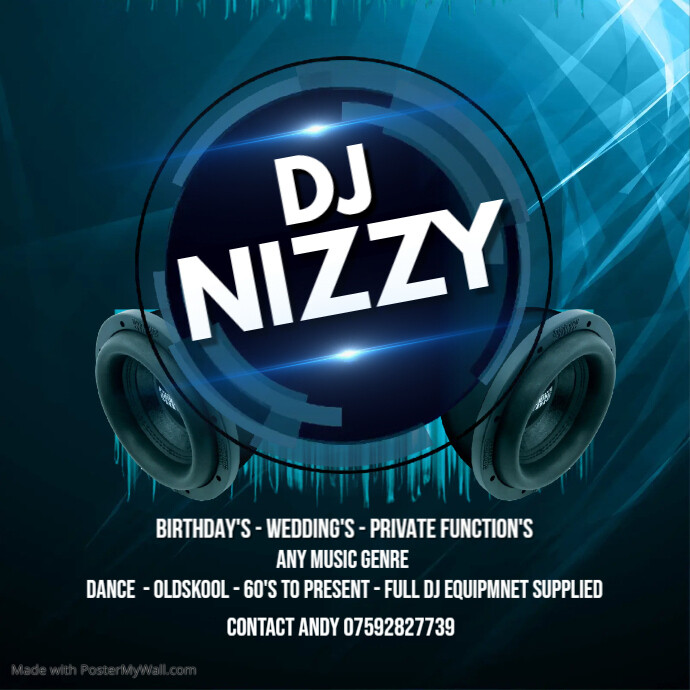 Copy of DJ Dance Party Noir Invitation | PosterMyWall
