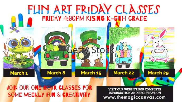 Copy of Copy of Painting Classes Template | PosterMyWall