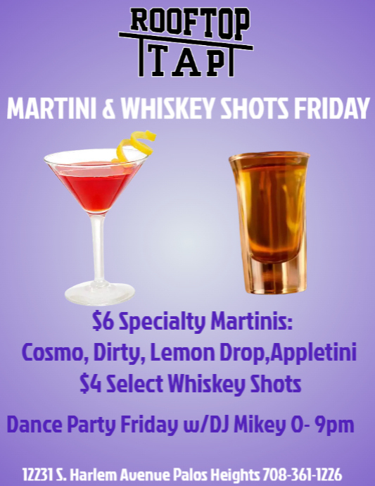 BAR HAPPY HOUR MARTINI BAR BAR FLYER PosterMyWall