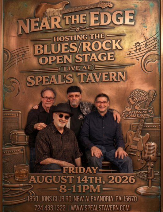 Near The Edge hosts Blues/Rock Open Stage at Speal's